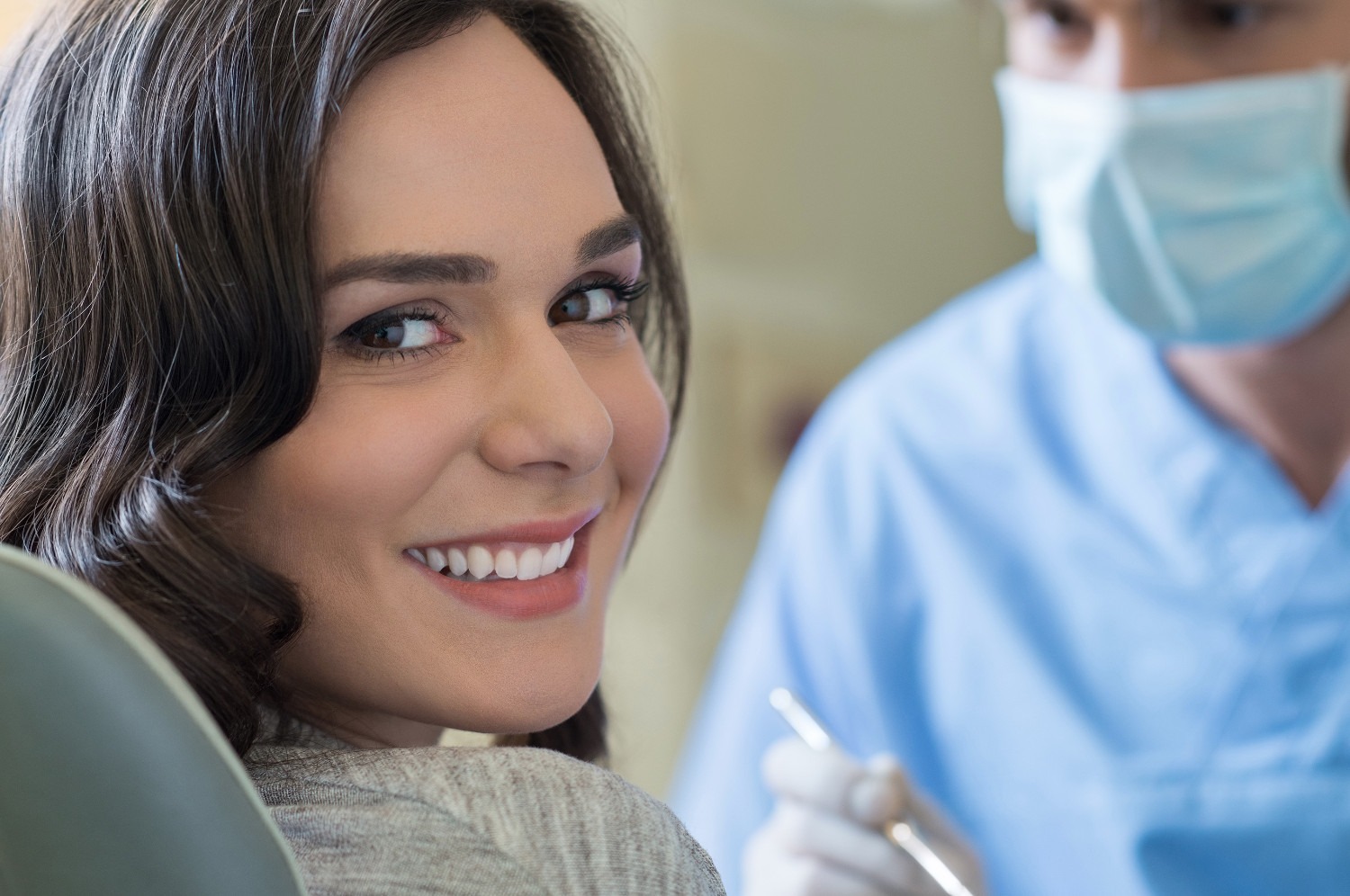 Young woman at Dental appointment